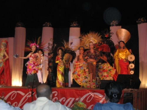 the candidates in festival attire